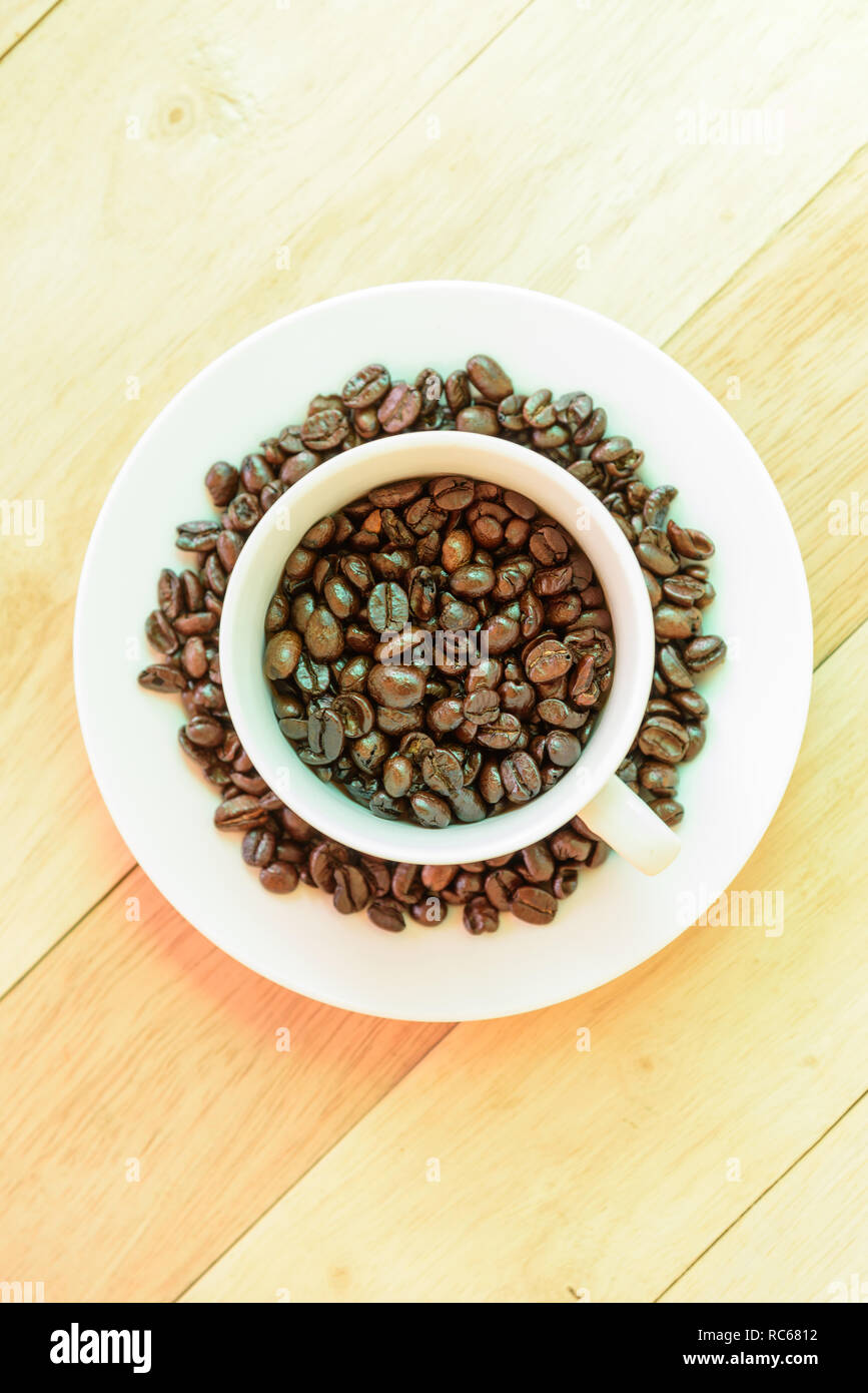 Turka Black Plate Coffee Beans On Stock Photo 1915902472