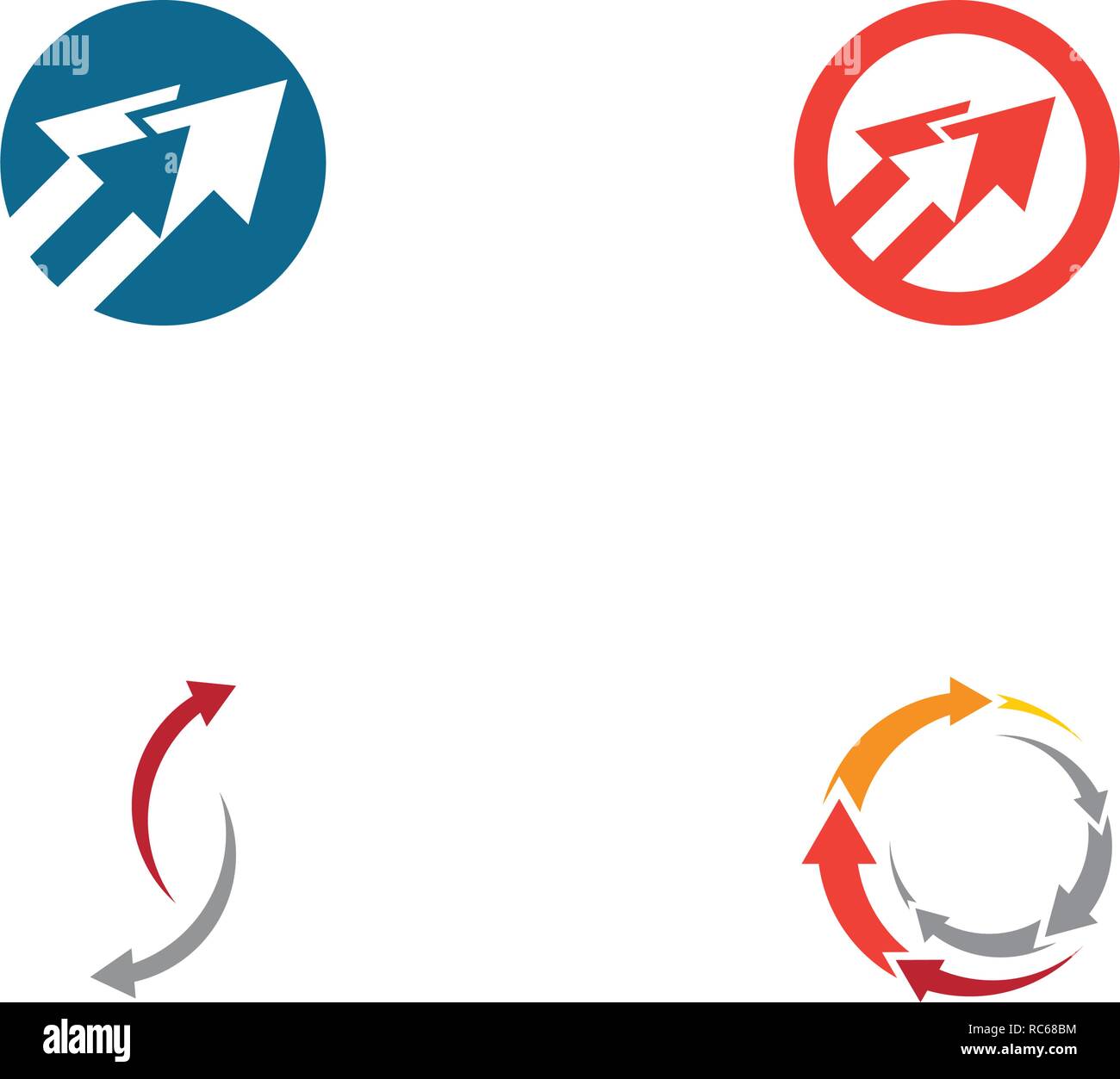 Arrow vector illustration icon Logo Template design Stock Vector Image ...