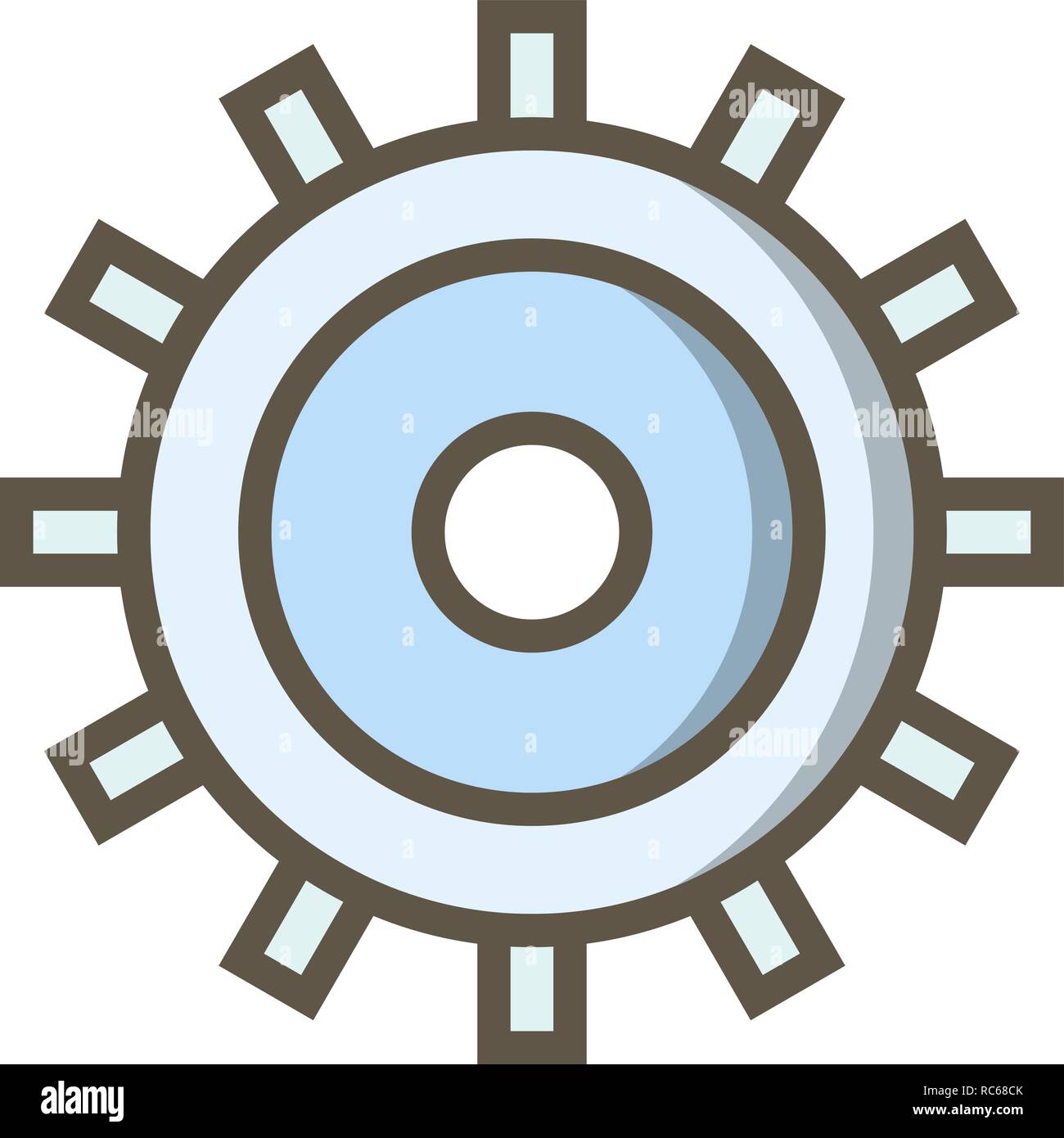 Vector Settings Icon Stock Vector Image & Art - Alamy