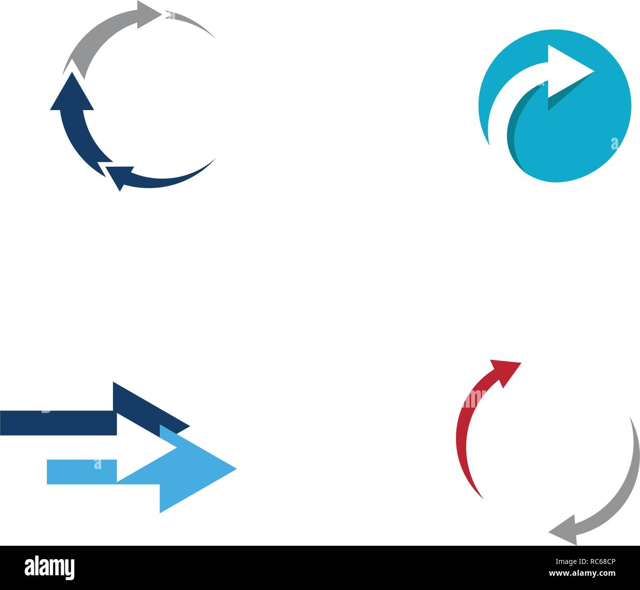 Arrow vector illustration icon Logo Template design Stock Vector Image ...