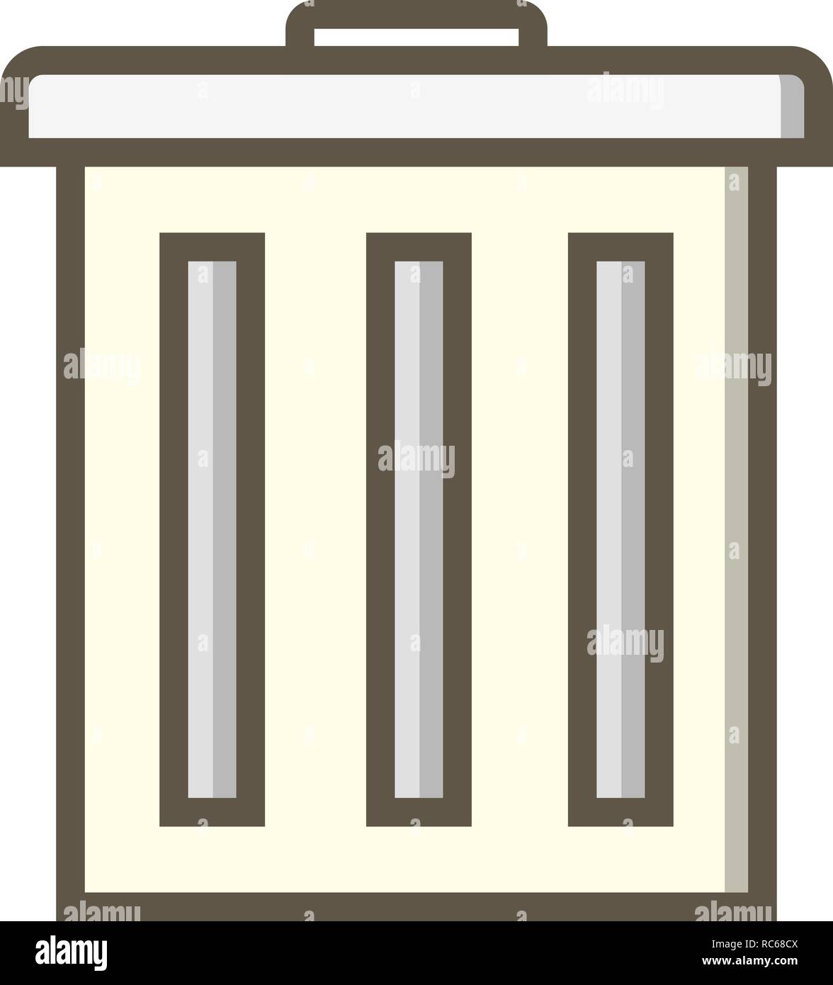 Vector Trash Icon Stock Vector