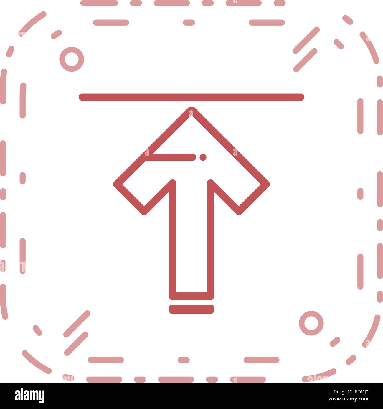 Vector Upload Icon Stock Vector