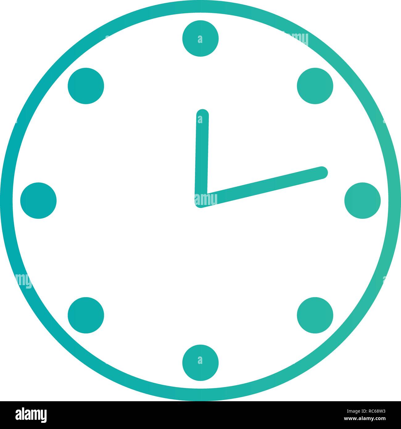 Vector Clock Icon Stock Vector Image & Art Alamy