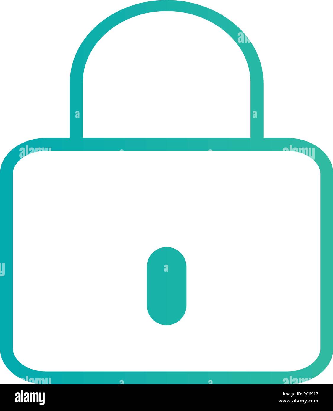 Vector Lock Icon Stock Vector Image & Art - Alamy