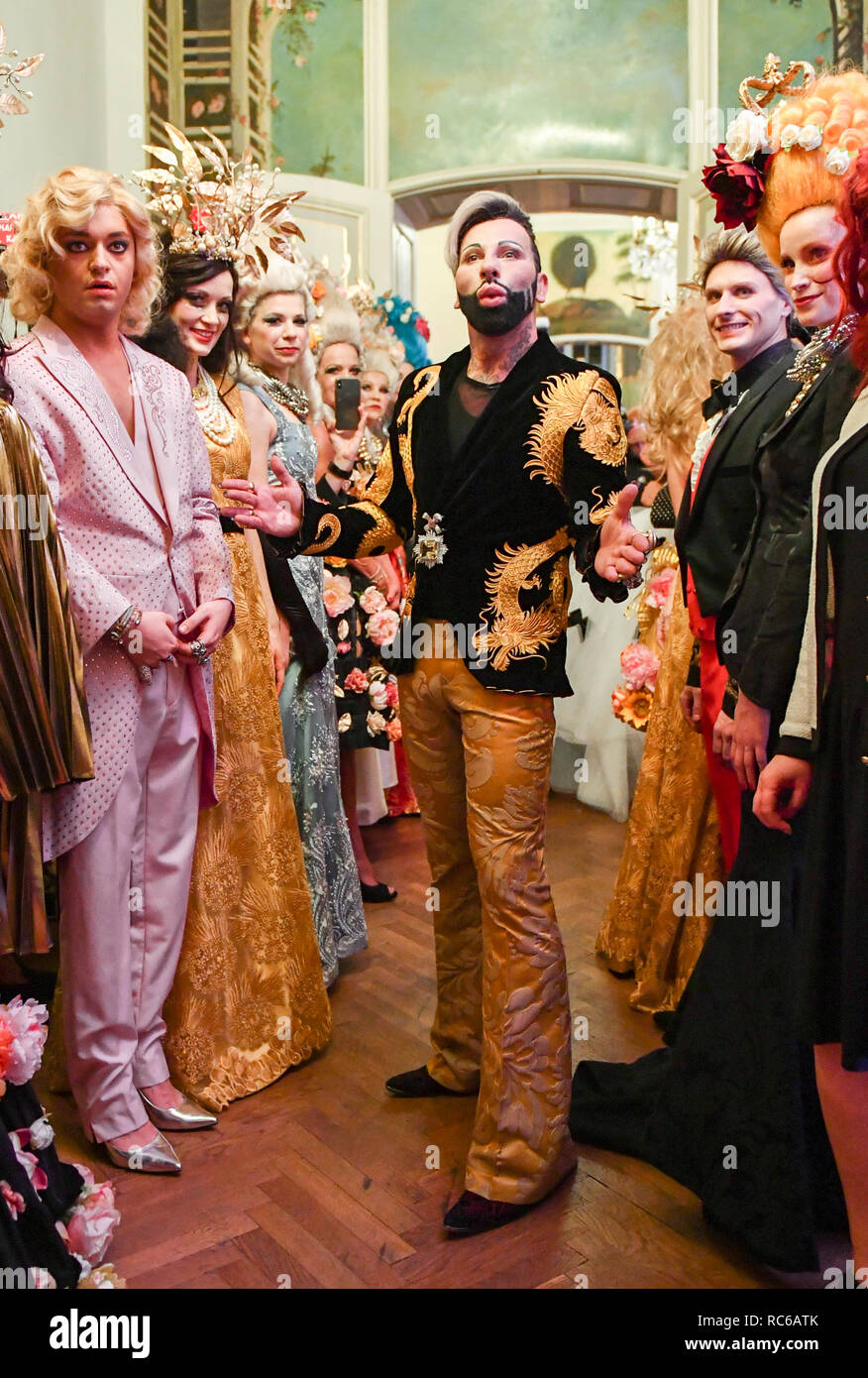 Berlin Germany 13th Jan 2019 After The Couture Show