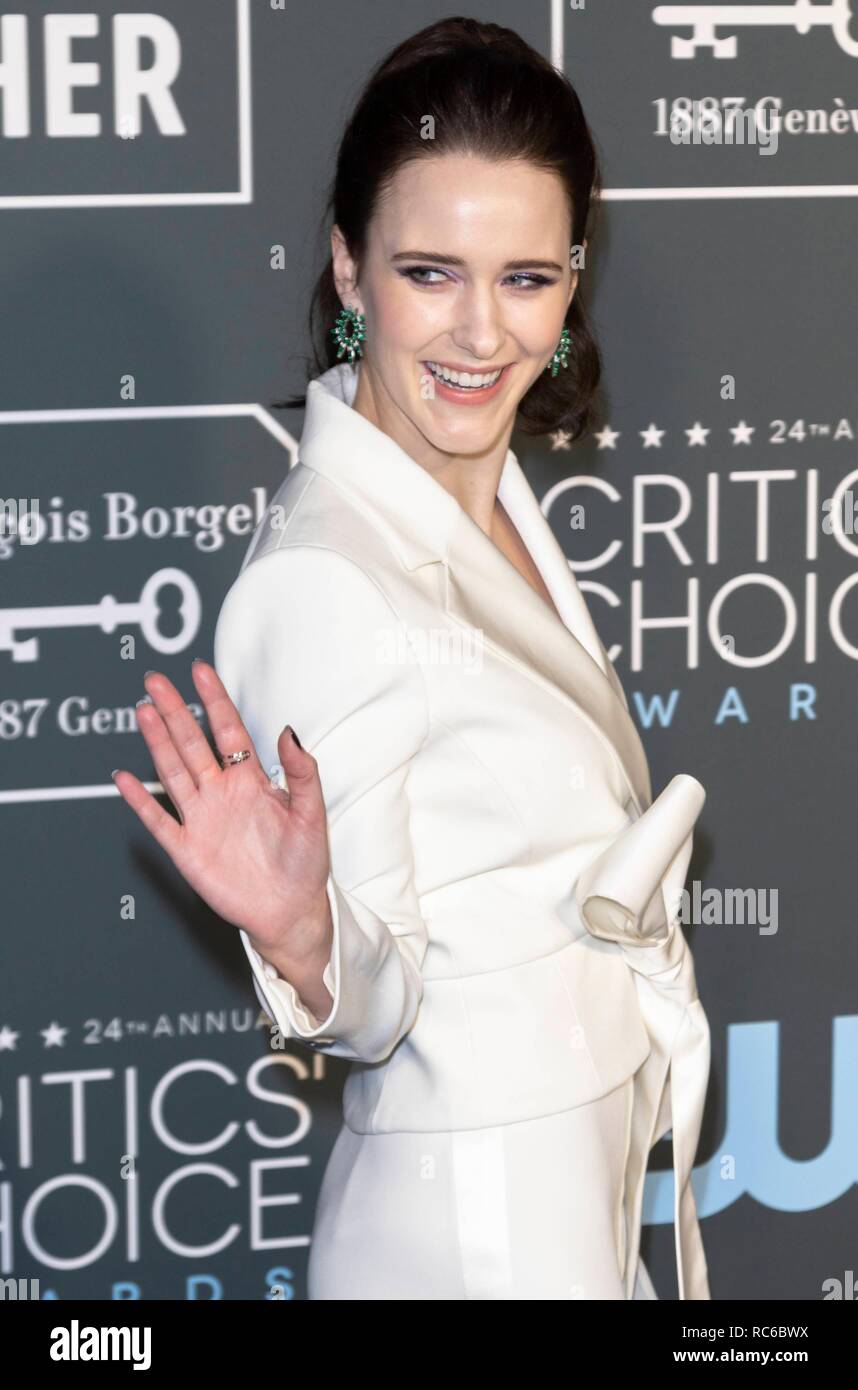 Rachel Brosnahan Attends The Th Annual Critics Choice Awards At Barker Hangar In Santa Monica