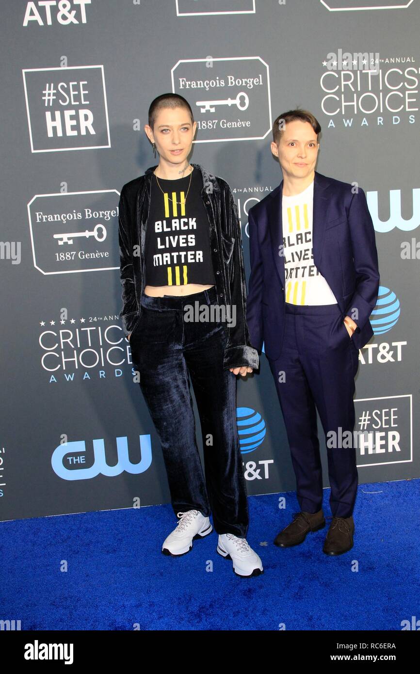 Santa Monica, CA. 13th Jan, 2019. Asia Kate Dillon, Corinne at arrivals