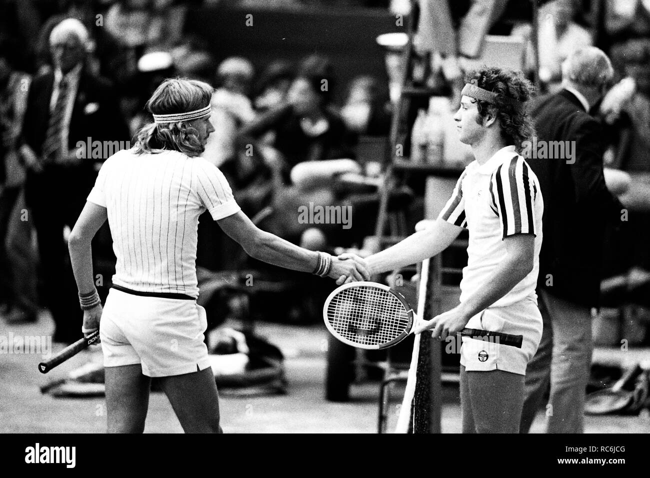 Wimbledon 1980 final hi-res stock photography and images - Alamy