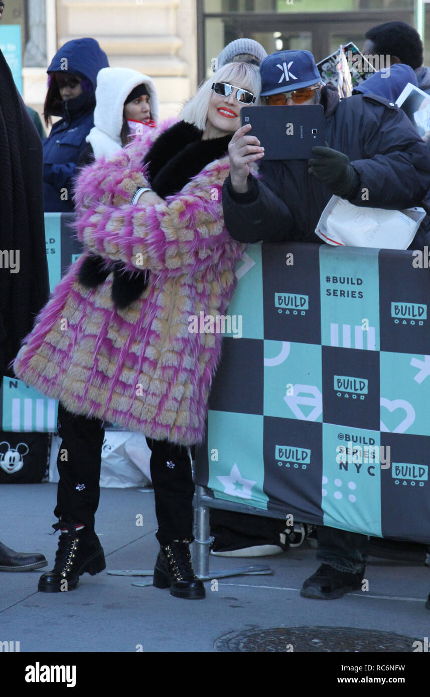 New York, NY, USA. 14th Jan, 2019. Noomi Rapace at Build Series in New