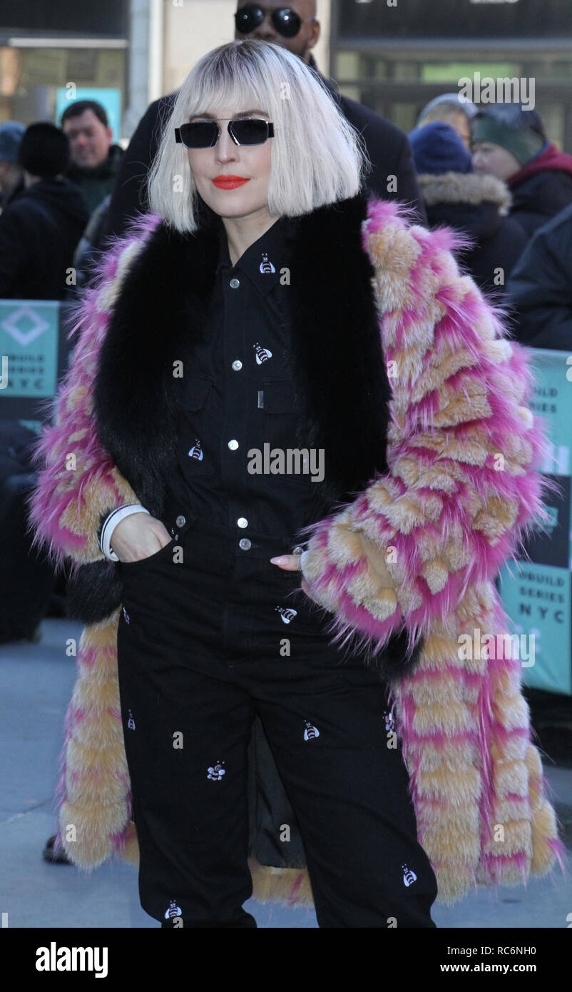 New York, NY, USA. 14th Jan, 2019. Noomi Rapace at Build Series in New