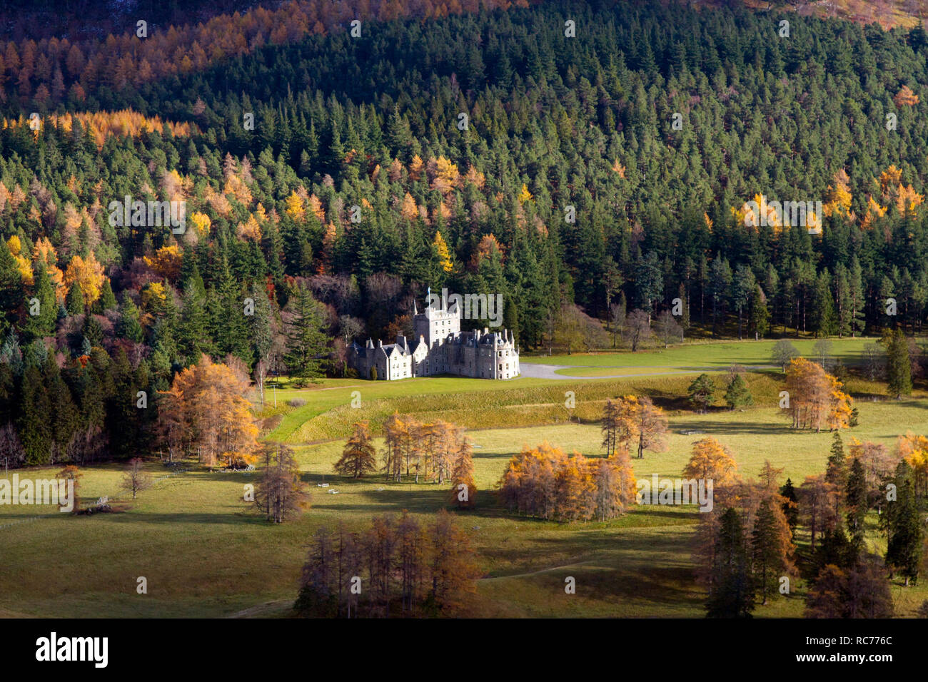 Invercauld Scottish Castle, a country house estate situated in Royal