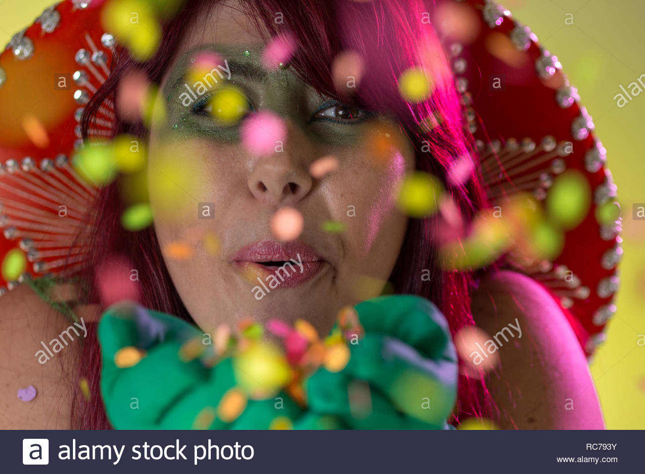 Verwonderend Carnaval Brazil. Blowing Confetti. Colorful background. Carnival PX-01