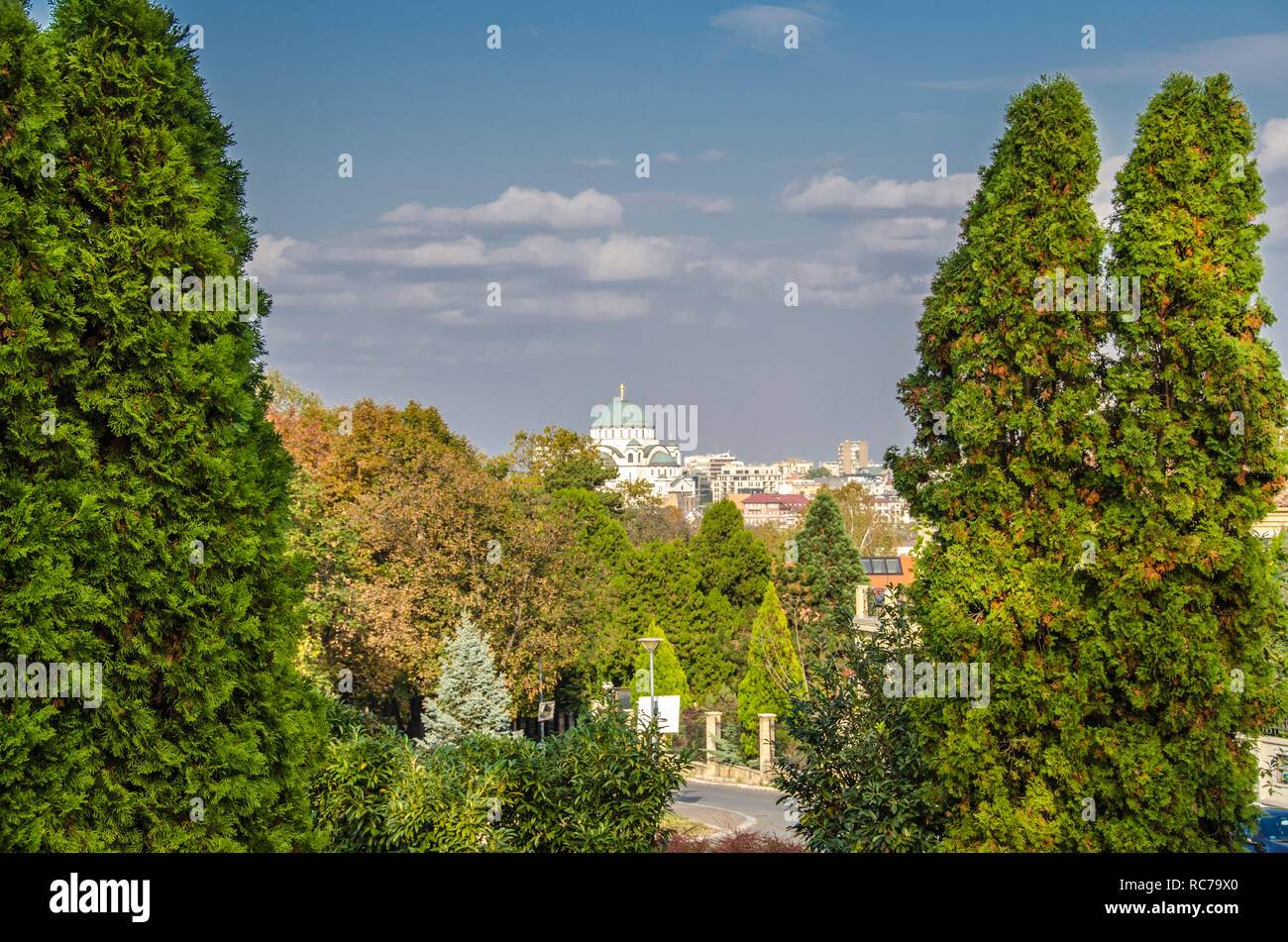 Belgrade, Serbia - Saint Sava church Stock Photo