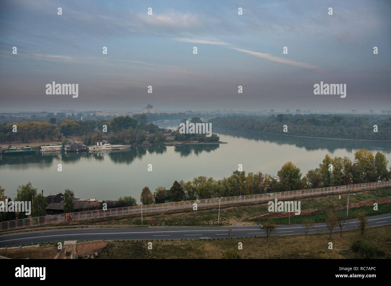 Danube River Belgrade, Serbia Stock Photo Alamy
