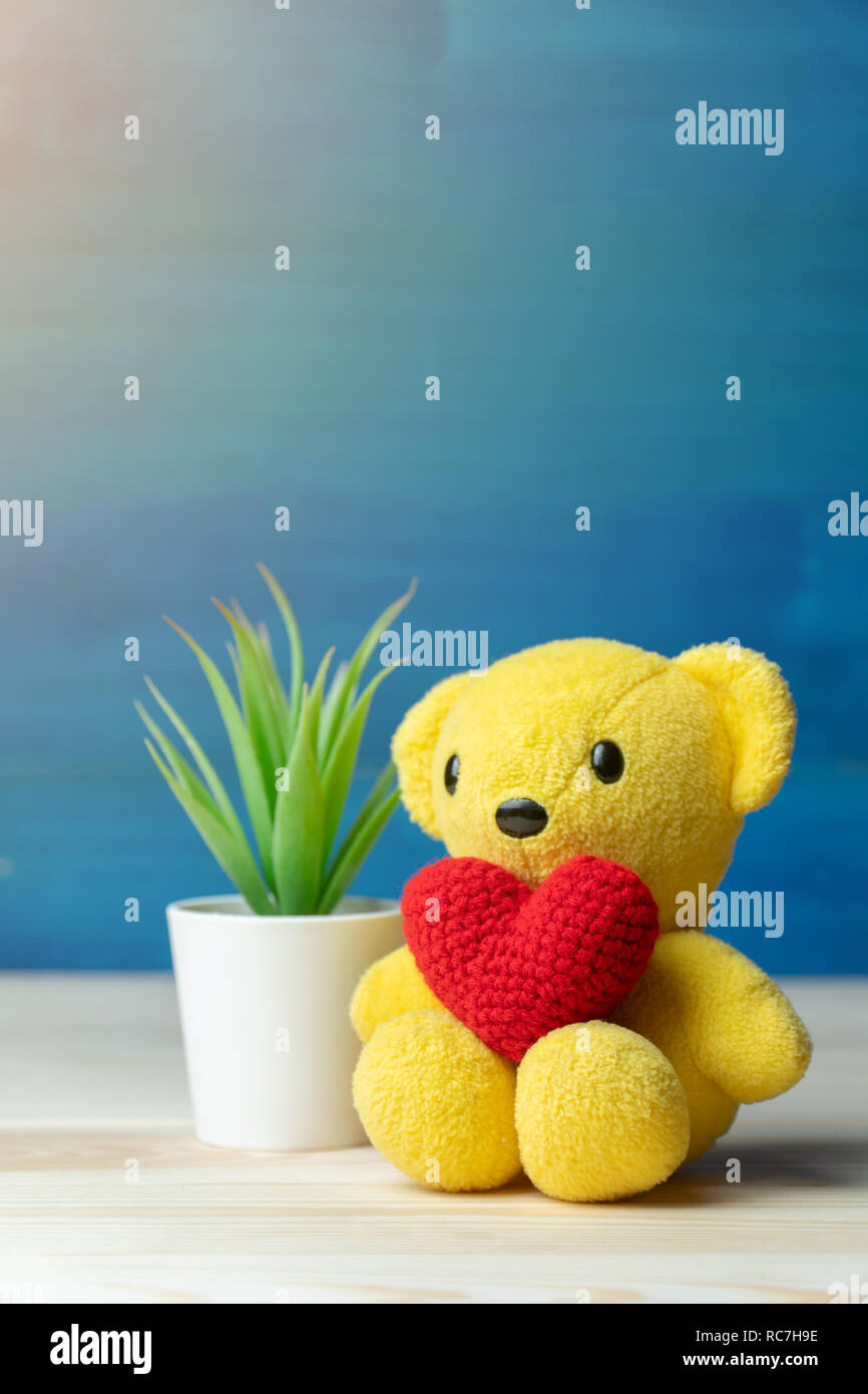 2 teddy bears in love