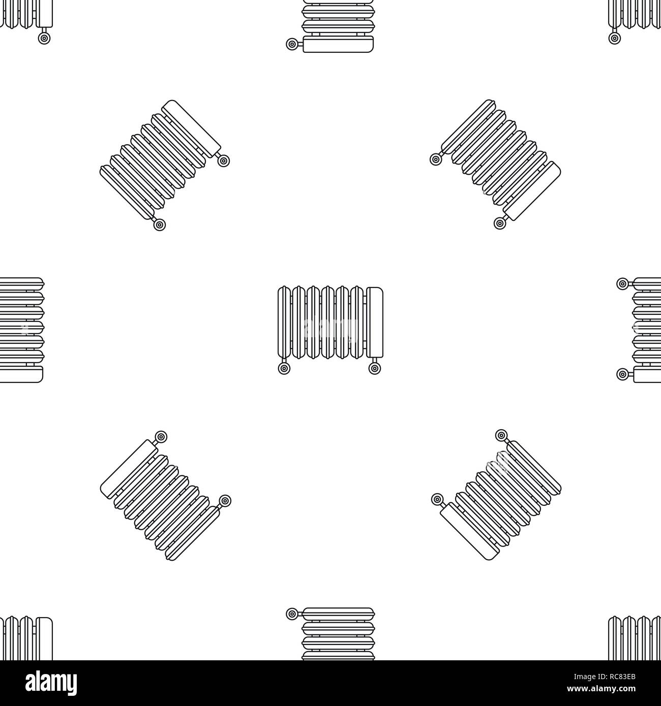 House oil radiator icon. Outline illustration of house oil radiator ...