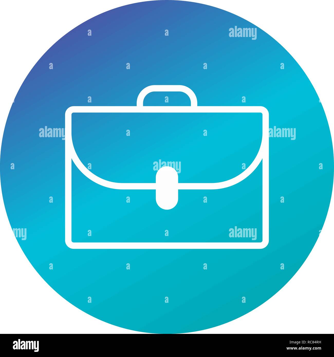 Vector Briefcase Icon Stock Vector