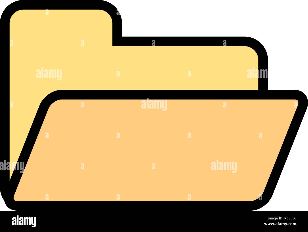 Vector Folder Icon Stock Vector Image & Art - Alamy