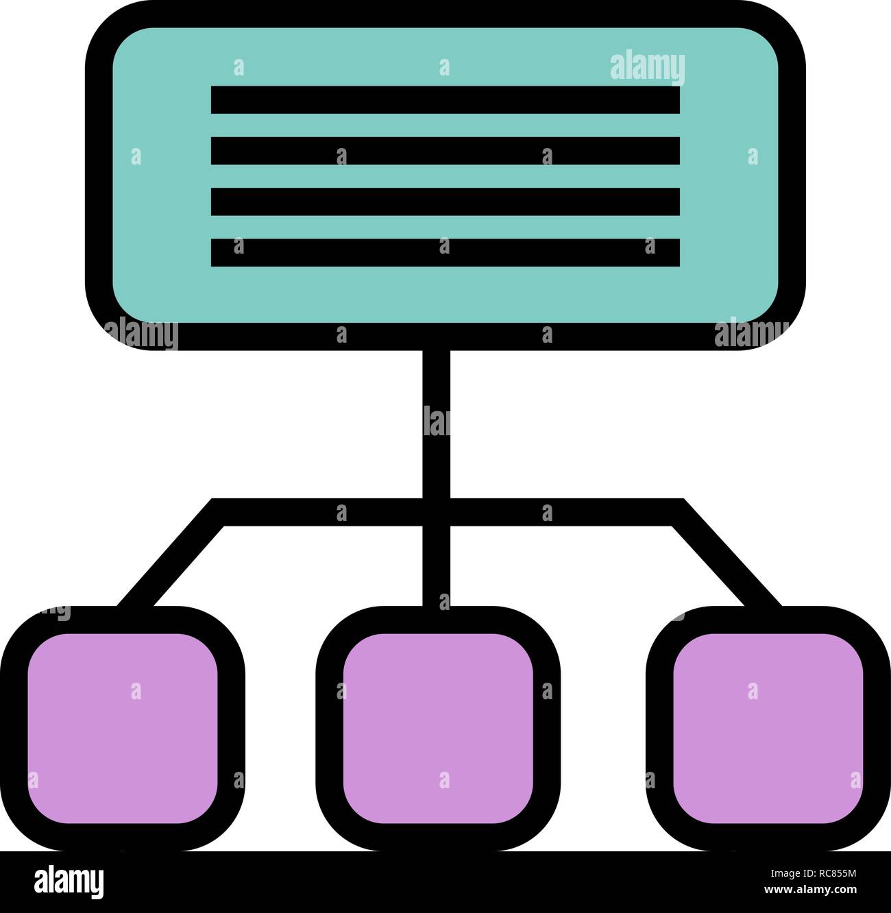 Vector Sitemap Icon Stock Vector