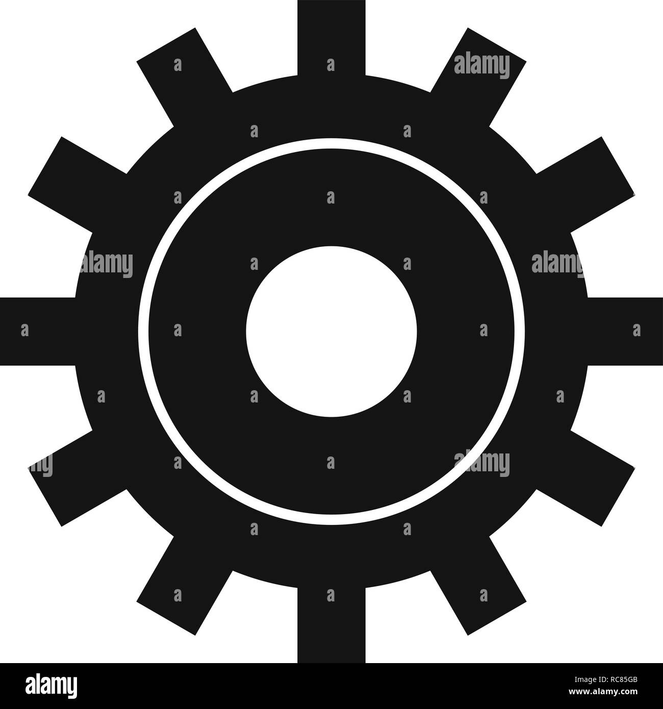 Vector Settings Icon Stock Vector Image & Art - Alamy