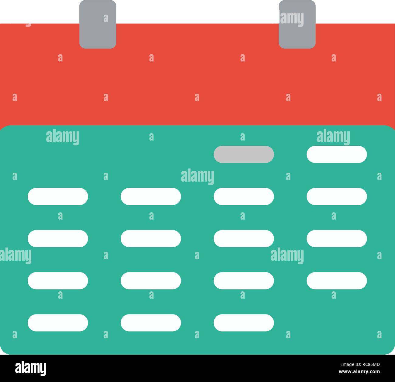 Vector Calendar Icon Stock Vector