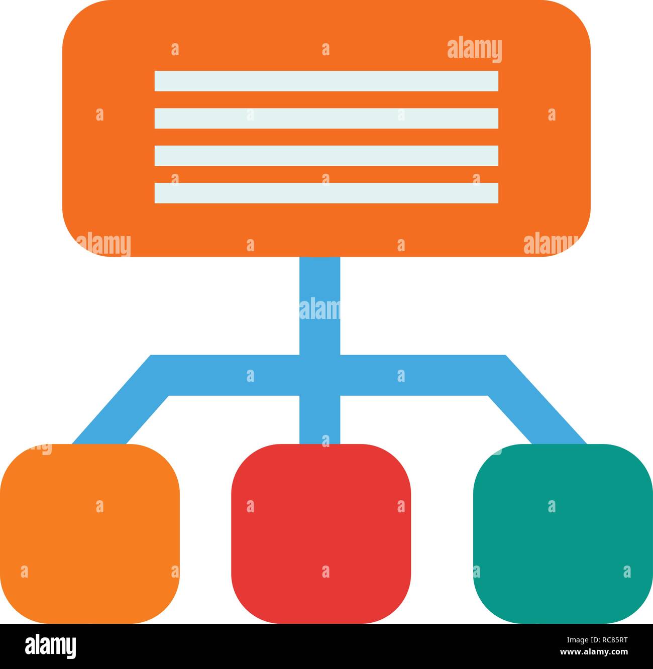Vector Sitemap Icon Stock Vector