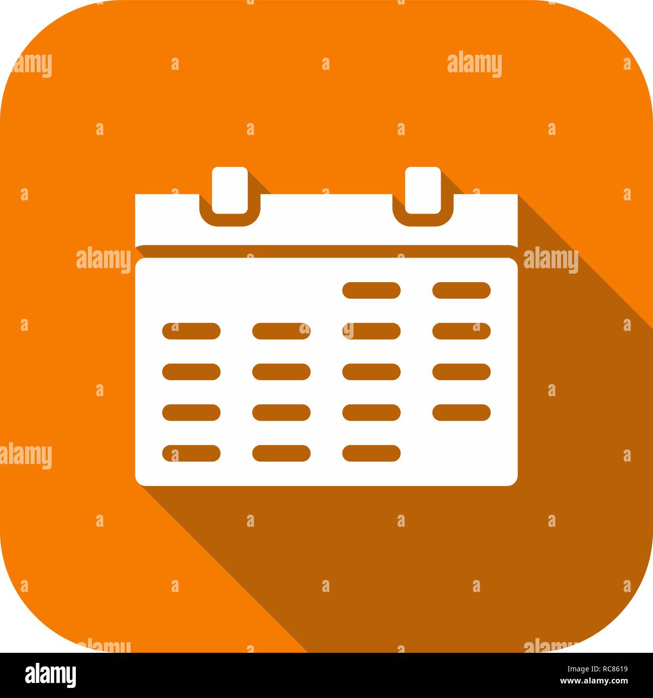 Vector Calendar Icon Stock Vector