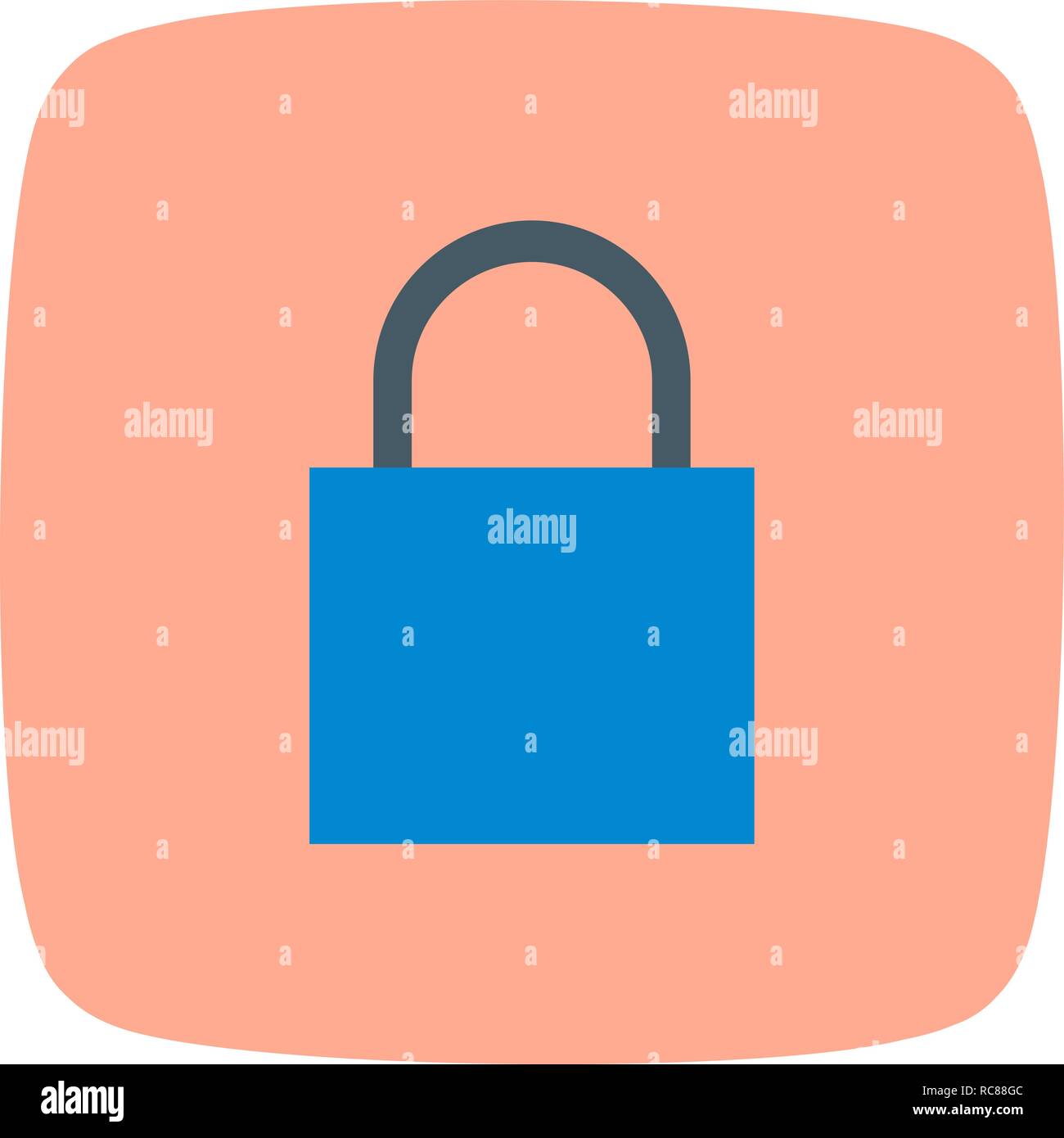 Vector Lock Icon Stock Vector Image & Art - Alamy