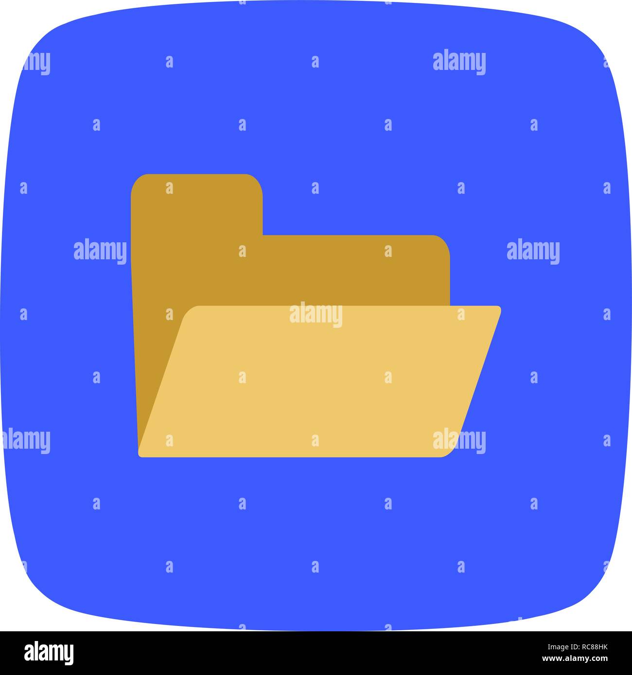 Vector Folder Icon Stock Vector Image & Art - Alamy