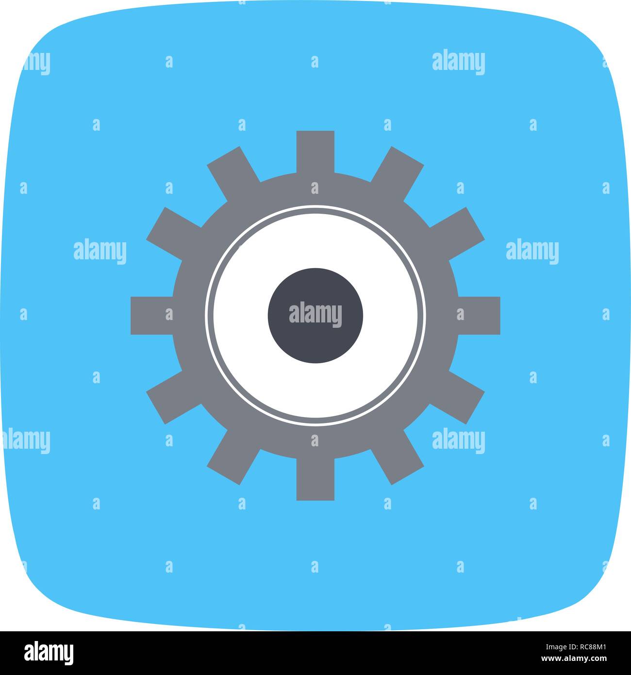 Vector Settings Icon Stock Vector Image & Art - Alamy