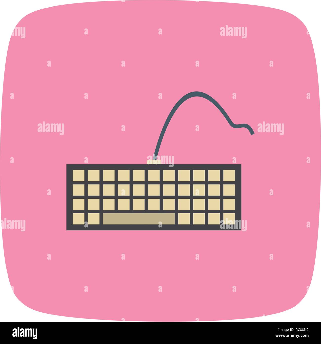 Vector Keyboard Icon Stock Vector