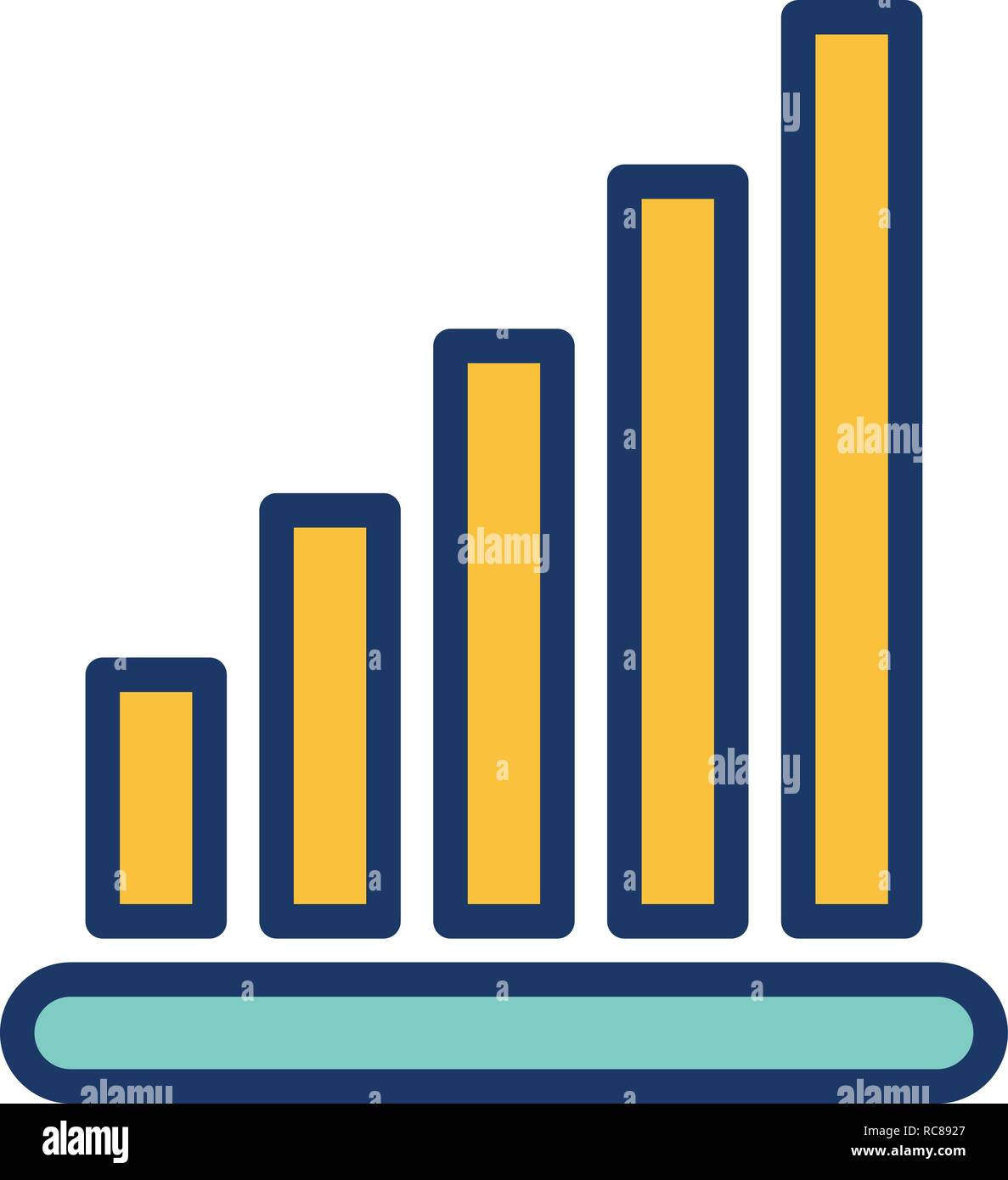 Vector Statistics Icon Stock Vector