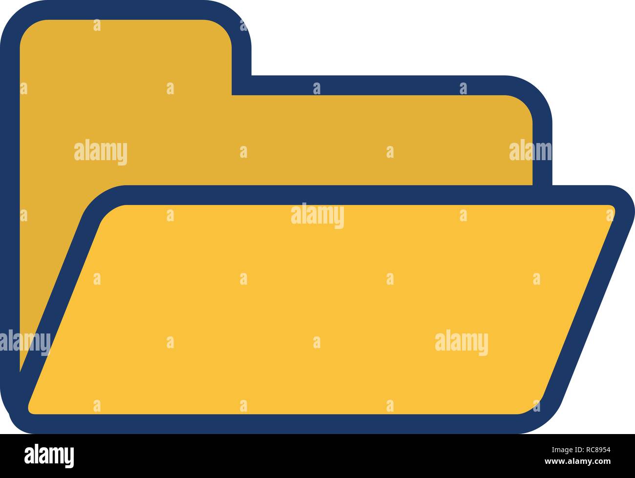 Vector Folder Icon Stock Vector Image & Art - Alamy