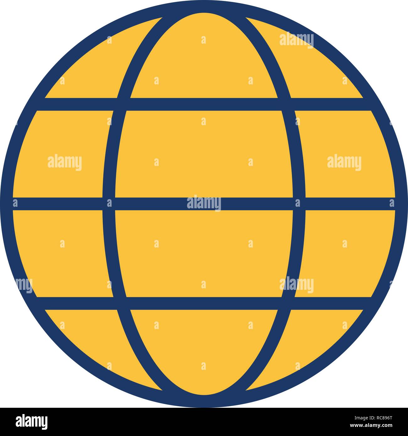 Vector Globe Icon Stock Vector Image & Art - Alamy