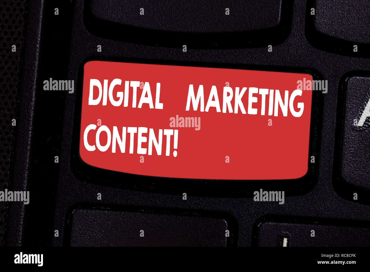 handwriting text digital marketing content concept meaning distributing content for targeted audience online keyboard key intention to create compute stock photo alamy alamy
