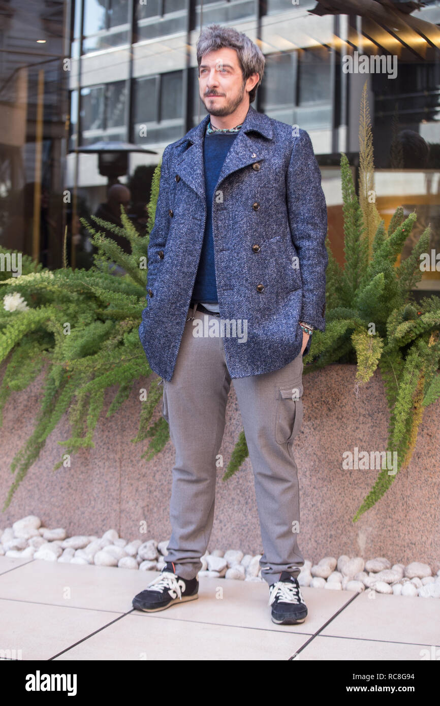 Roma, Italy. 14th Jan, 2019. Paolo Ruffini Photocall of the Italian film "L'Agenzia dei Bugiardi" Credit: Matteo Nardone/Pacific Press/Alamy Live News Stock Photo