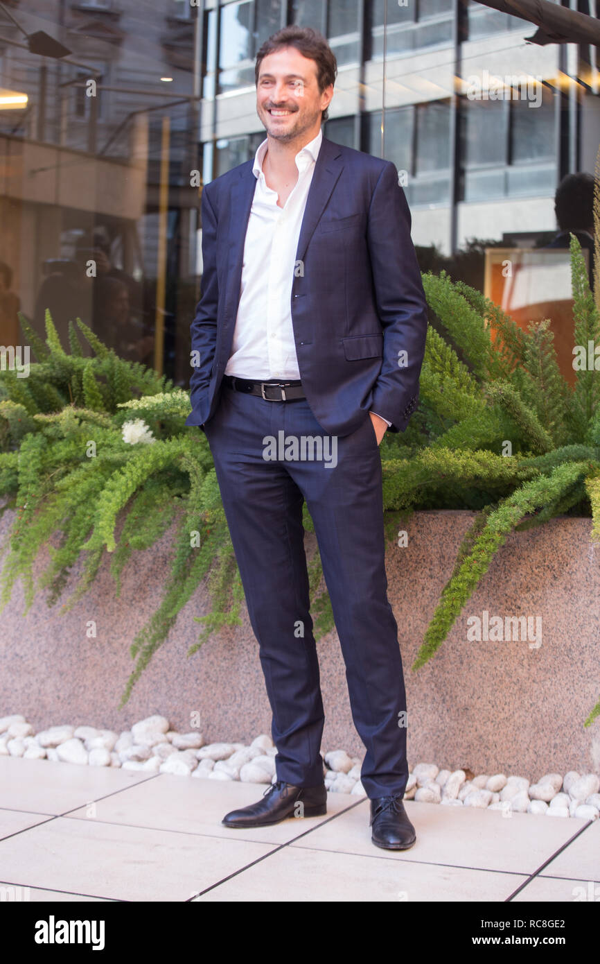 Roma, Italy. 14th Jan, 2019. Volfango De Biasi Photocall of the Italian film "L'Agenzia dei Bugiardi" Credit: Matteo Nardone/Pacific Press/Alamy Live News Stock Photo