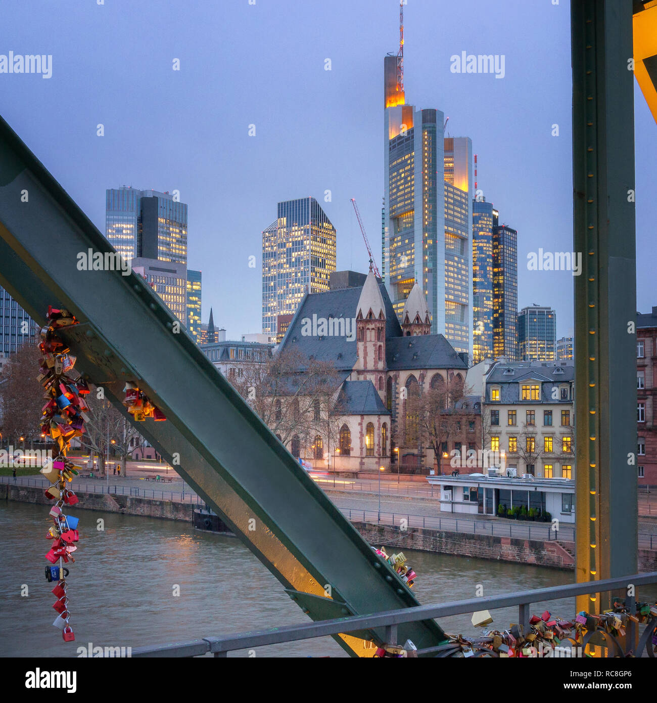 Panorama of frankfurt main hi-res stock photography and images - Alamy