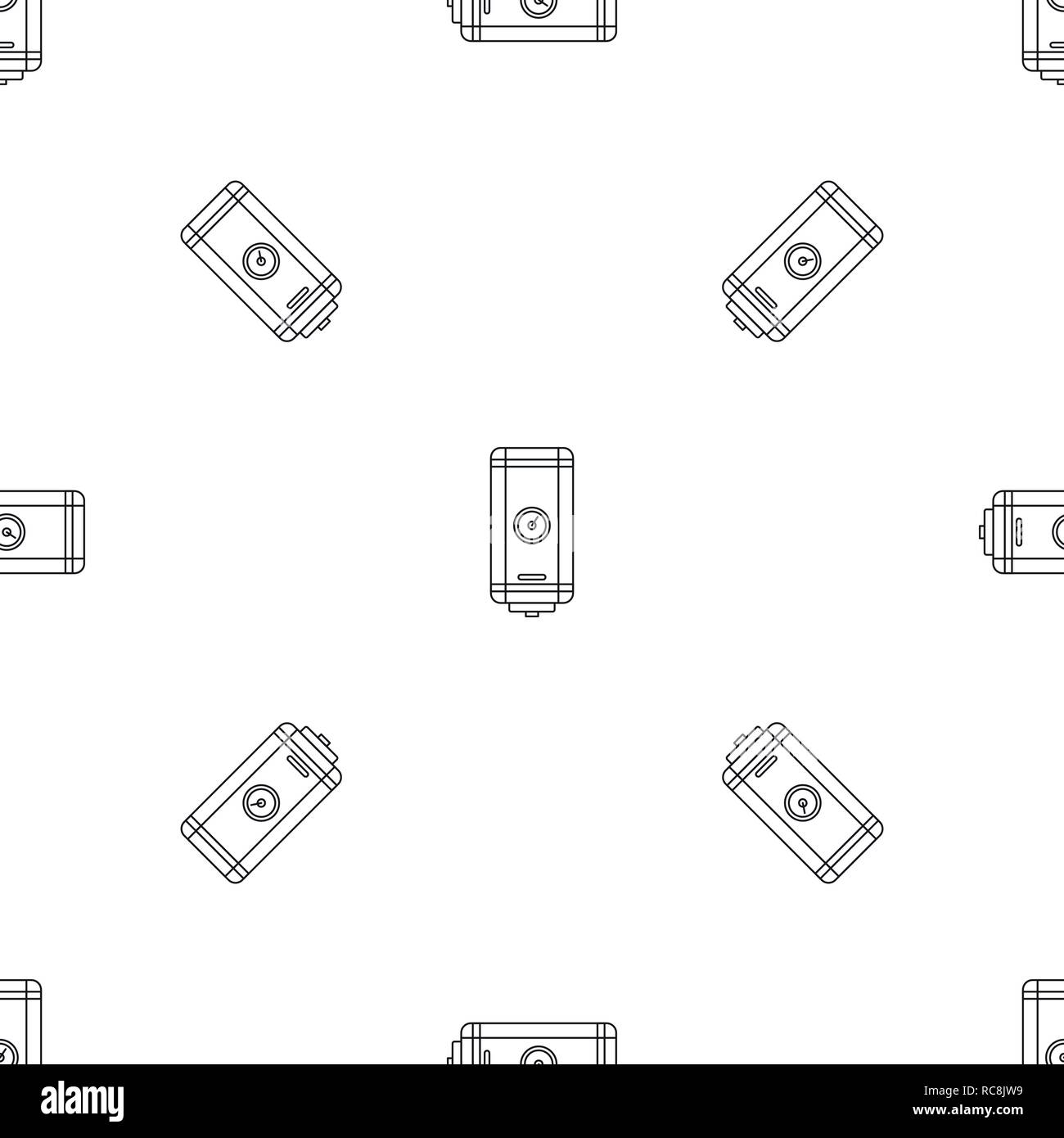 Eco boiler icon. Outline illustration of eco boiler vector icon for web ...