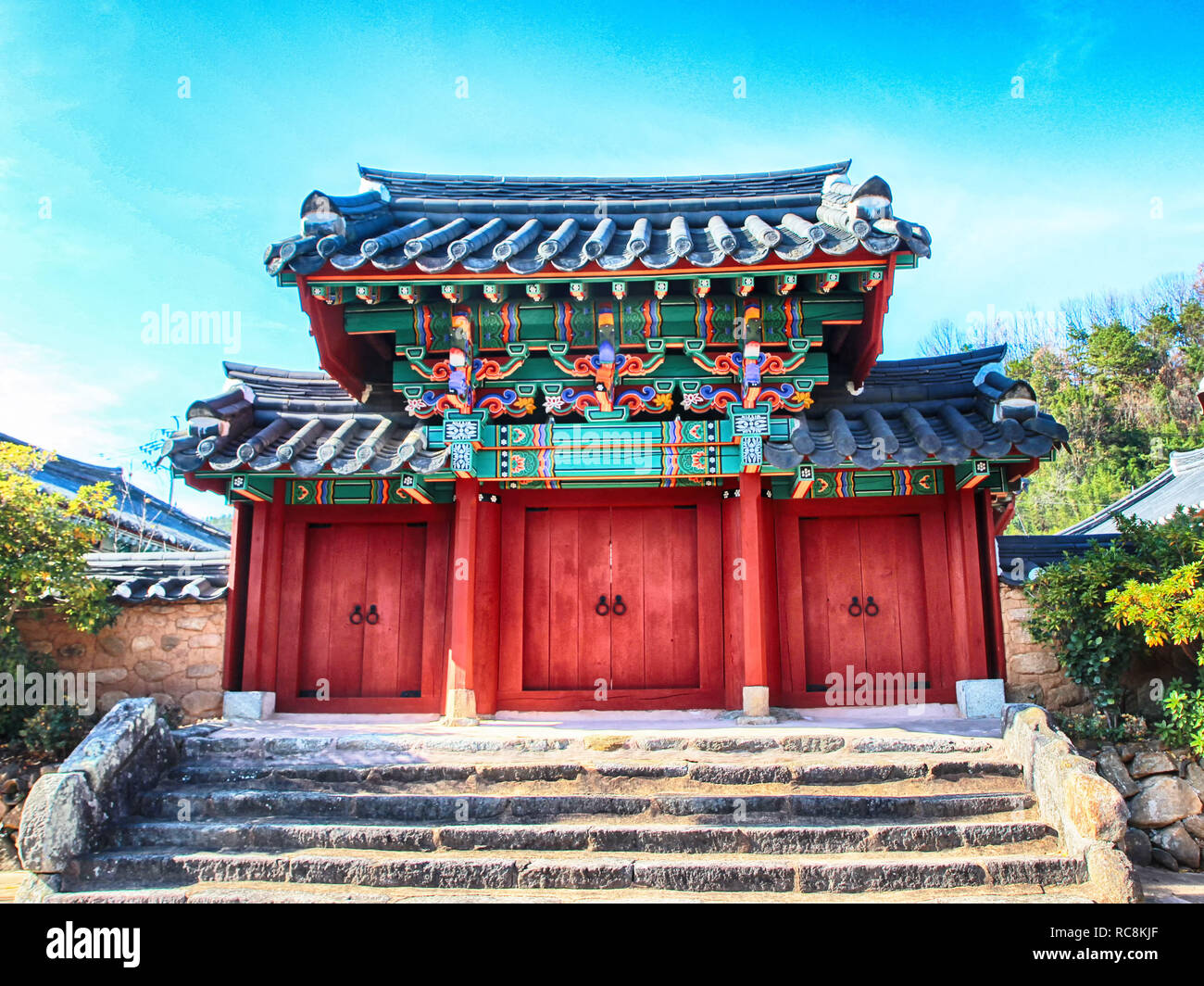 Hyanggyo Confucian School in Suncheon, South Korea, Asia Stock Photo