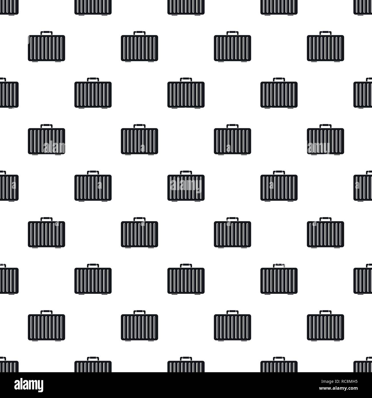 Metal hand bag pattern seamless vector repeat geometric for any web design Stock Vector