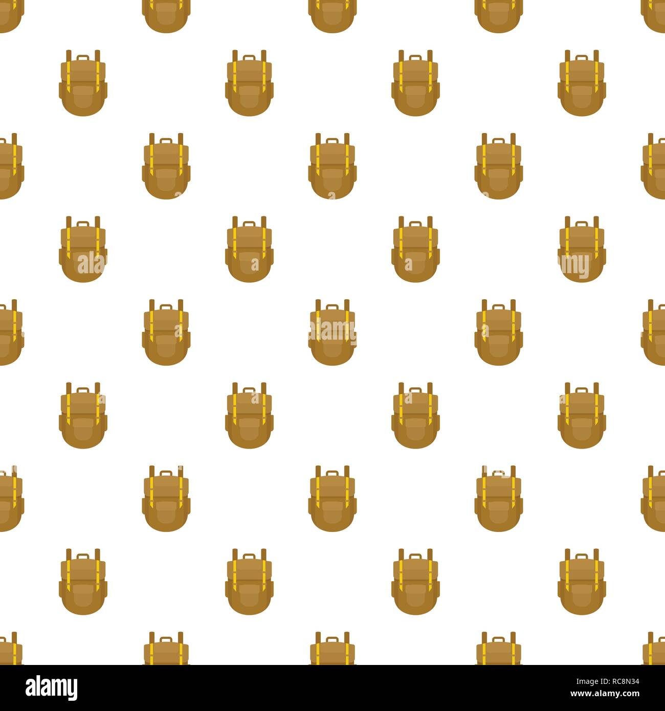 Explore backpack pattern seamless vector repeat for any web design Stock Vector