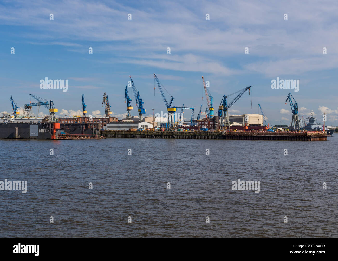 Hamburg, Germany - the Germany's largest port, the Hamburg Harbour is a ...