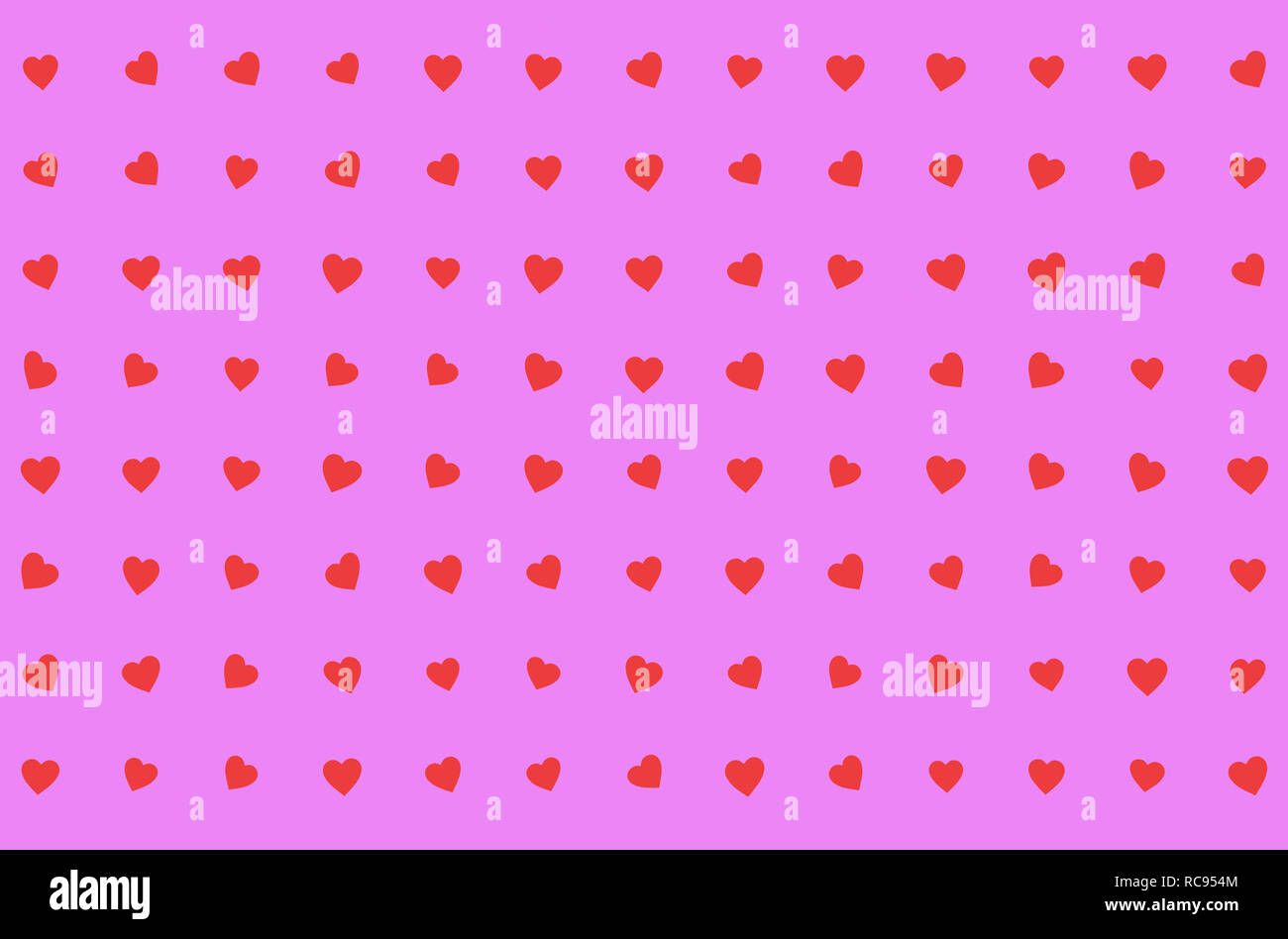 Valentine's Day Abstract 3D Background With Small Red Hearts on Pink ...