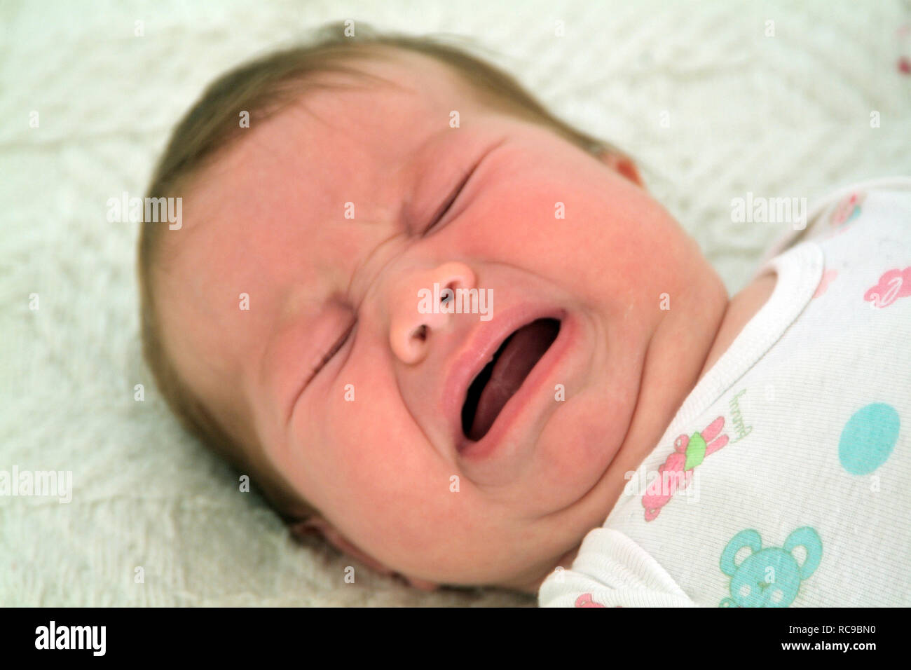 Baby schreit | baby crying Stock Photo