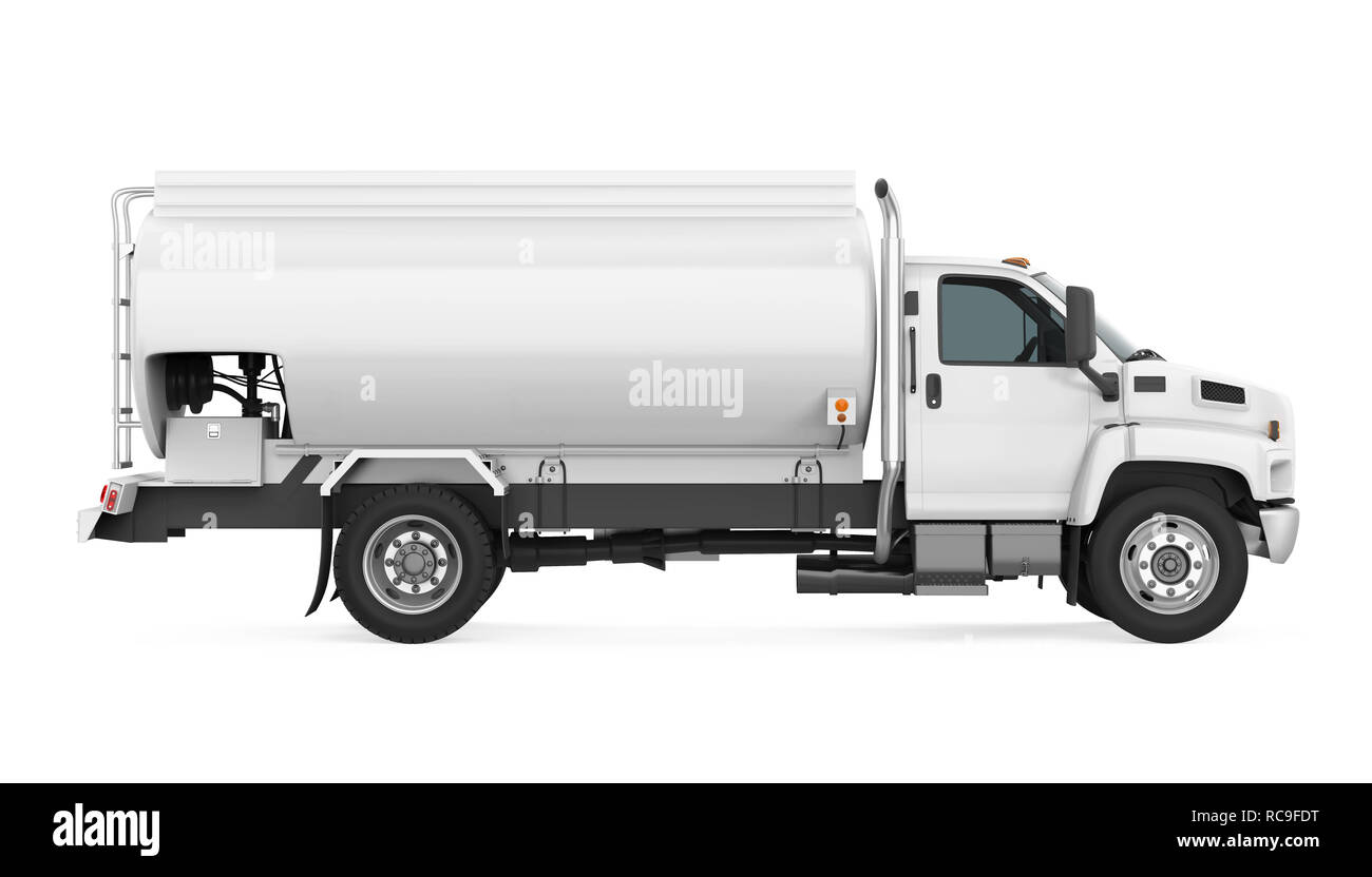 Fuel Tanker Truck Isolated Stock Photo - Alamy