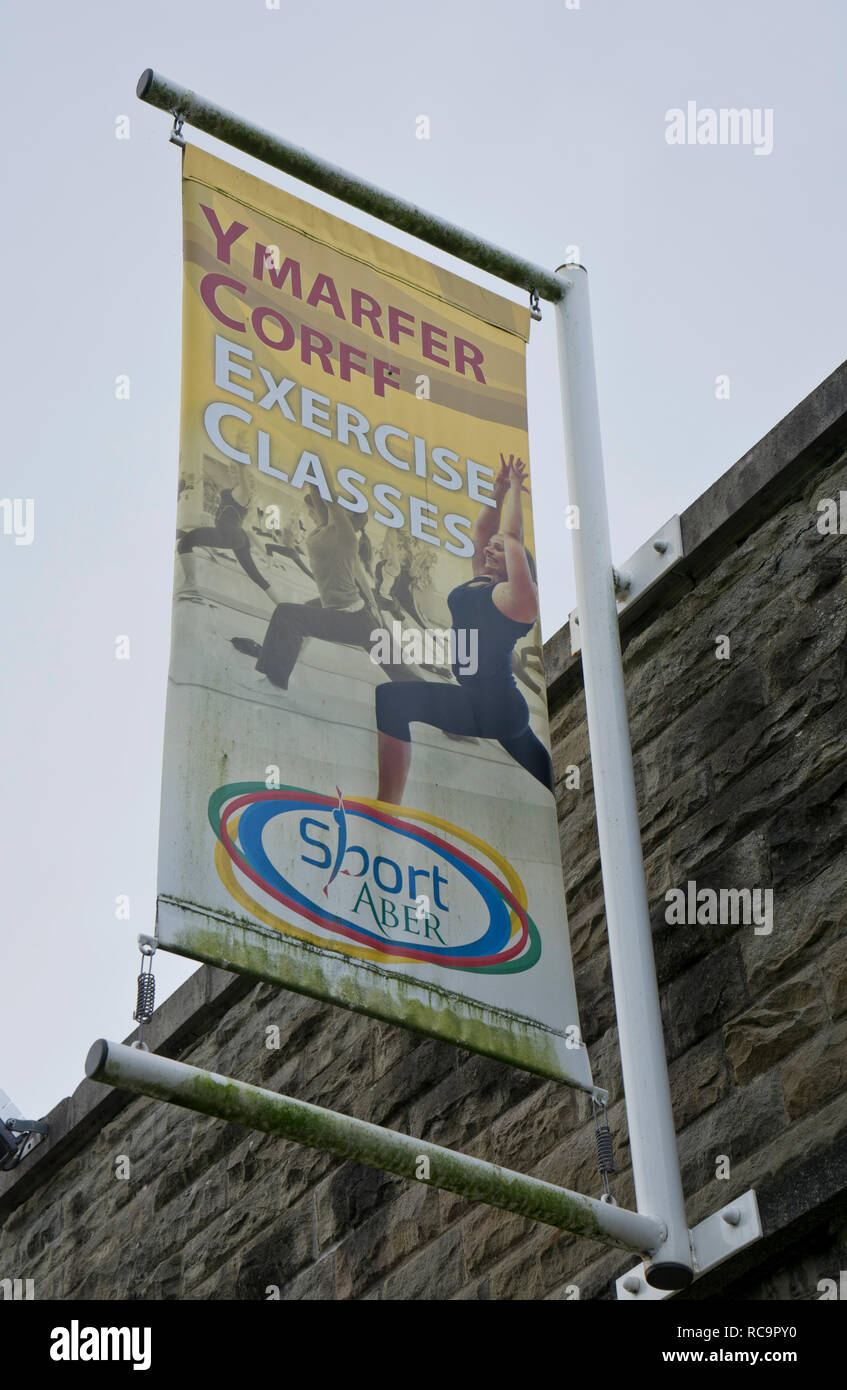 Welsh university sign hi-res stock photography and images - Alamy