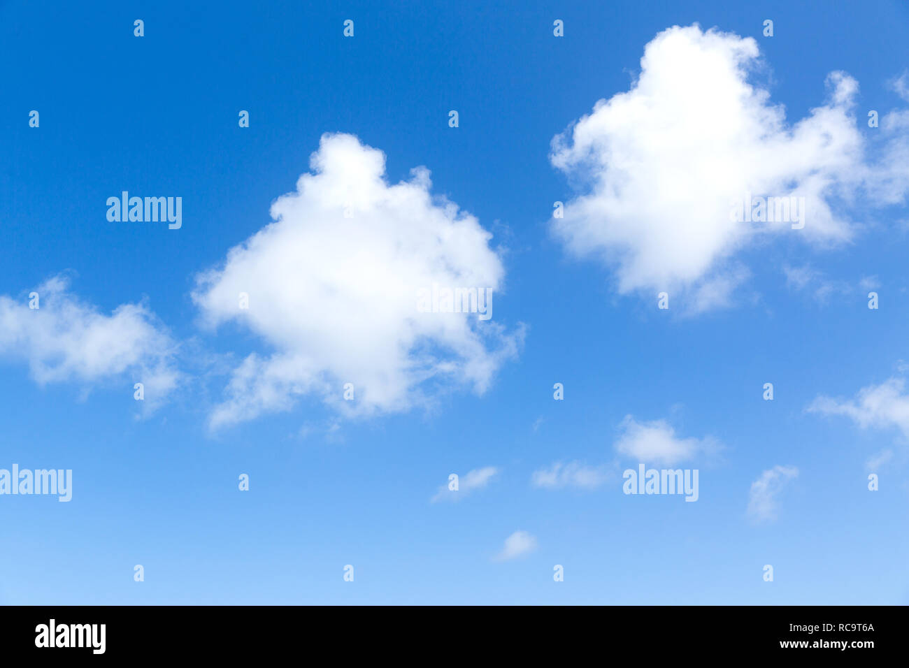 blue sky and clouds view Stock Photo
