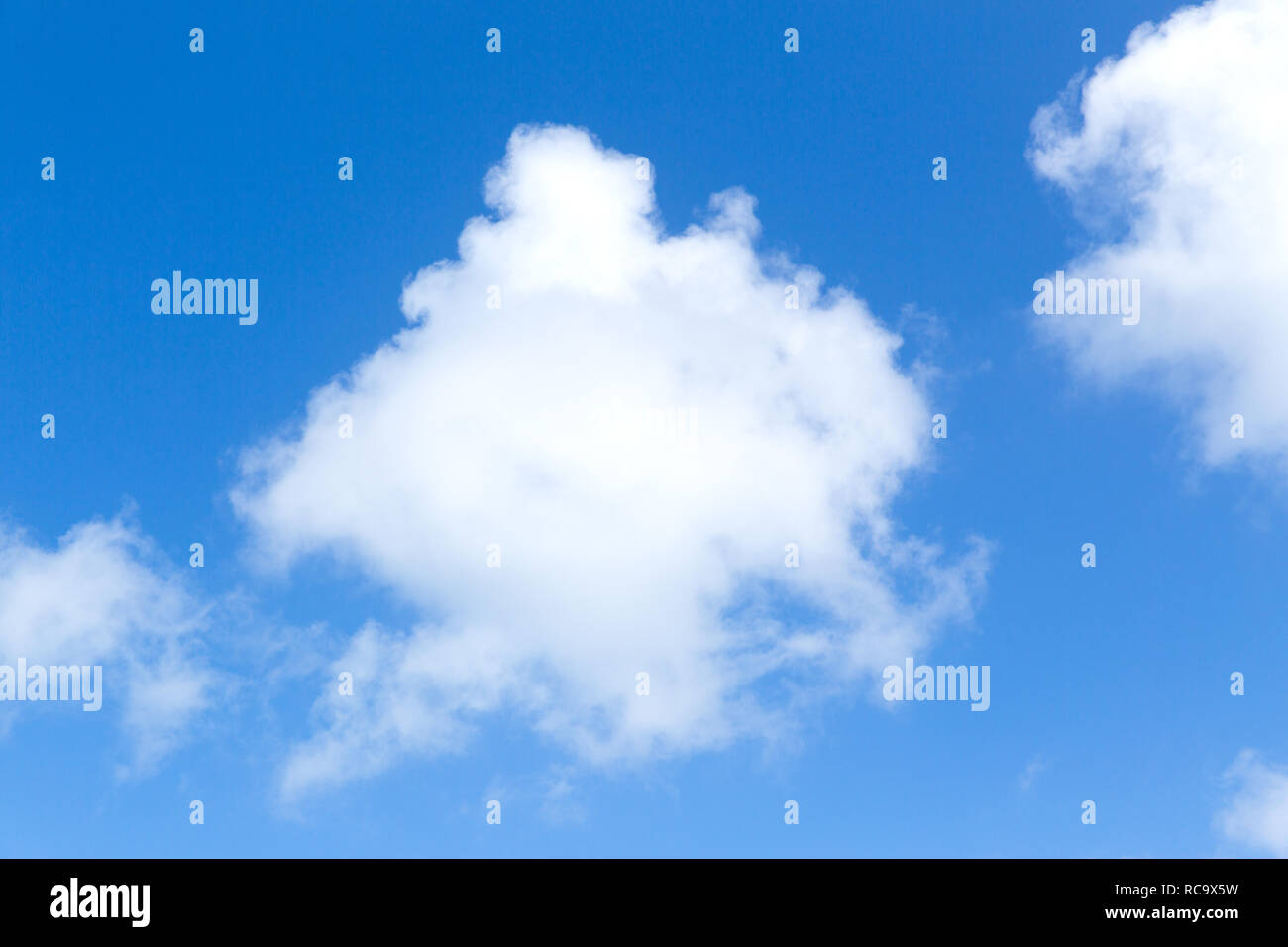 blue sky and clouds view Stock Photo