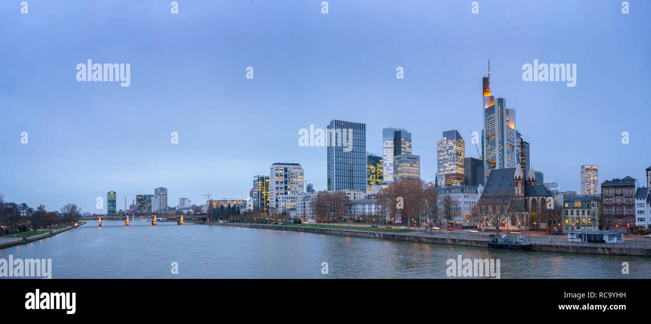 Panorama of frankfurt main hi-res stock photography and images - Alamy